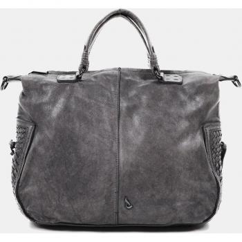 Bolso de mano multiposición Euphoria de piel combinada en taupe