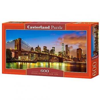 Puzzle panorámico de 600 piezas Castorland Puente de Brooklyn, Nueva York
