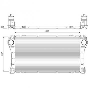 Intercooler VALEO 818375 de alto rendimiento