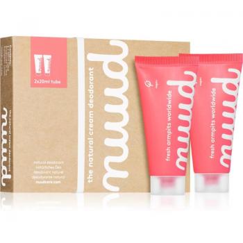 nuud Smarter Pack Red Natural Cream Deodorant 2x20 ml