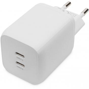 Cargador USB-C de 2 puertos, 65 W con tecnología GaN