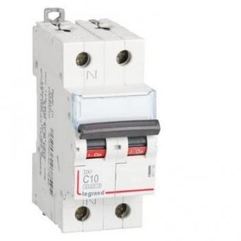 Interruptor Magnetotérmico Legrand DX3 6/10kA CP + N 10A