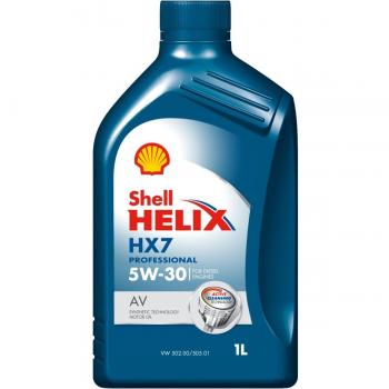 Aceite de motor Shell Helix HX7 Professional AV 5W-30 1L