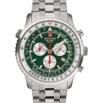 Reloj Cronógrafo Suizo Alpino Militar 7078.9134 para Hombre 45mm 10ATM