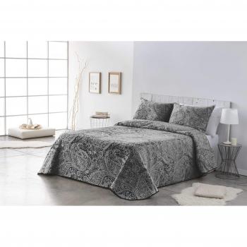 VIALMAN Colcha Bouti Ligero Sofia 29 para Cama de 135 cm, 230 cm x 270 cm, Cachemira Marengo, 135x190 cm