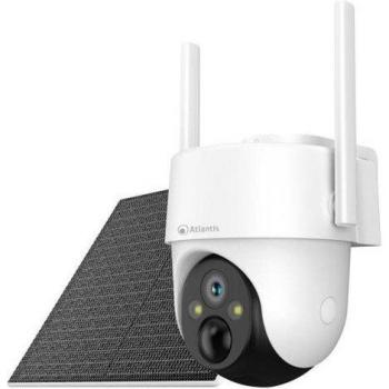 Cámara de Vigilancia IP Exterior Atlantis Land A16-VL70P-4G, 3MP PTZ, Wireless 4G, Resolución 2304 x 1296 píxeles, Incluye Batería Recarg