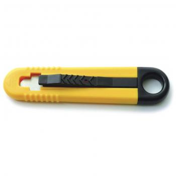 Cuydesa C508064 Cutter hoja retráctil, Amarillo, 13 cm, Set de 40 Piezas
