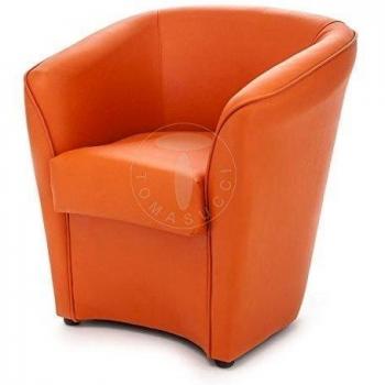 Tomasucci Vanessa Sillón, Piel Ecológica, Naranja
