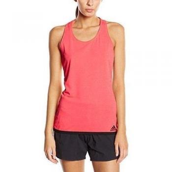 adidas Climachill Tank - Camiseta para mujer, color naranja / negro, talla 2XL