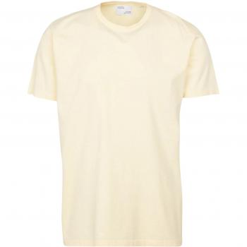Camiseta Clásica Orgánica Colorida Amarillo Suave