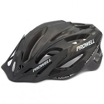 Prowell F59R Vipor F59R - Casco de ciclismo negro brillante Talla: M