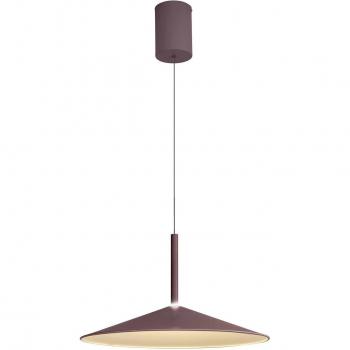 Lámpara colgante LED CALICE color café Ø 47 cm 16W regulable en altura