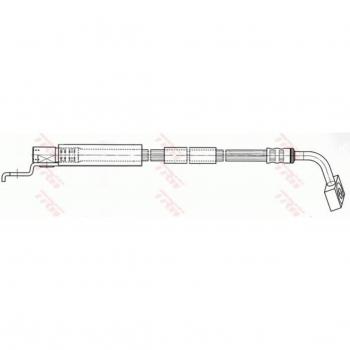 Tubo de freno TRW PHD401, Izquierda - Latiguillo de freno TRW PHD401