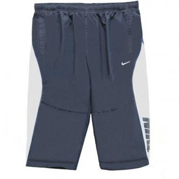 Pantalones Cortos Deportivos para Hombre Nike Swoosh Poplin OTK Azul oscuro