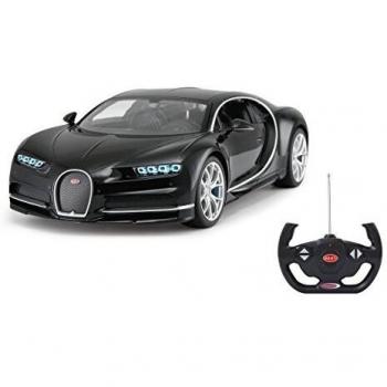 Jamara- Bugatti Chiron 1:14, Color Negro