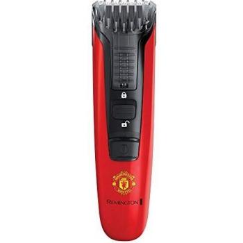 Remington Beard Boss MB4128 - Barbero edición Manchester United, inalámbrico, Cuchillas Acero Inoxidable, inalámbrico, Rojo y Negro