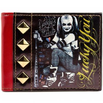 Cartera de DC Comics Harley Quinn Eres afortunado Negro