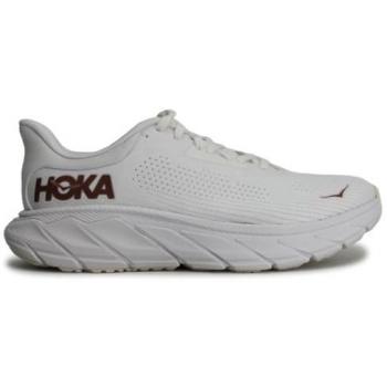 Hoka Arahi 7 Women's Road Running Shoes - White/Pink/Gold, Size 38