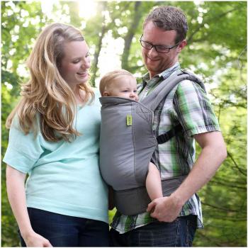 Boba 4G - Mochila portabebés, color gris