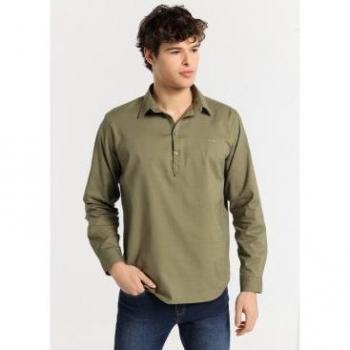 Polo de manga larga verde Lois Jeans