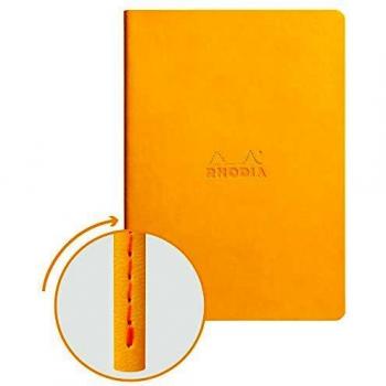 Cuaderno Rhodiarama Dot A5 Amarillo con Encuadernación en Lomo y Papel de Alta Calidad