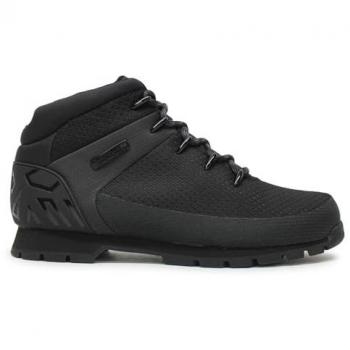 Botas Timberland Euro Sprint Mid Impermeables para Hombre en Negro Eclipse, Talla 44