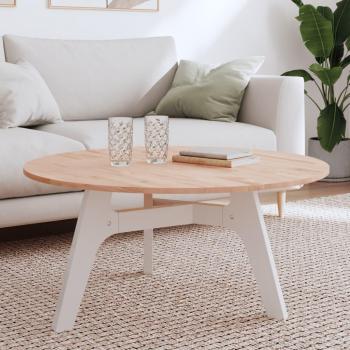 Tablero redondo de madera maciza de haya Ø90x1,5 cm color marrón vidaXL