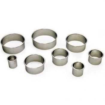 Gobel 40 mm Acero Inoxidable Molde Cortador de Galletas, Juego de 3