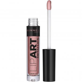 Brillo de Labios Metalizado Rimmel London - 050 Rosa Glamuroso