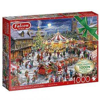 Puzzle Falcon El Carrusel Navideño - 1000 Piezas