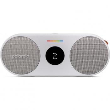 Altavoz Bluetooth Polaroid P2 - Gris, 15 horas de duración, portátil y inalámbrico