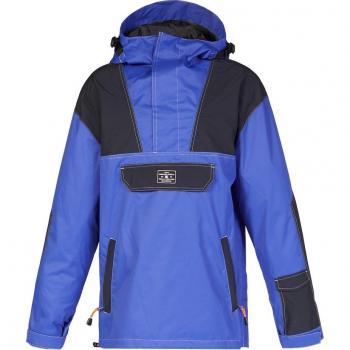 Chaqueta de nieve DC Shoes DC-43 Anorak para hombre, color azul negro, talla L