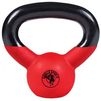 Kettlebell de 3 kg con revestimiento de goma y mango ergonómico