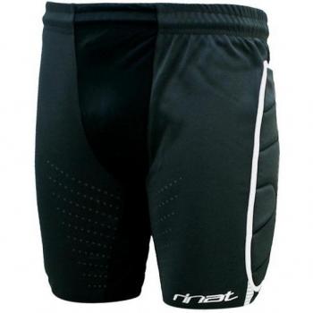 Rinat Short Moya Pantalón Corto De Portero, Unisex Adulto, Negro, AXL