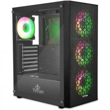 Yeyian Lancer ARGB Cristal Templado USB 3.0 Negra