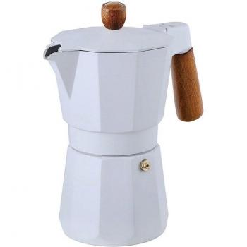 Cafetera Bergner 6 Tazas Aluminio Mate