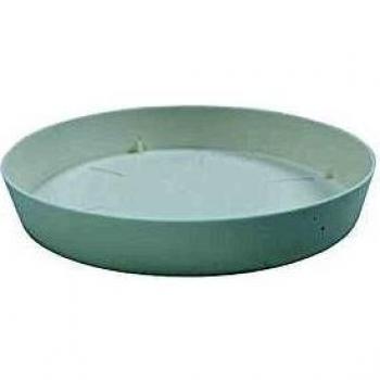 Plastiken TES Plato Redondo, Blanco, 17x17x2.5 cm