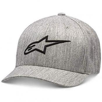 Alpinestars, Ageless Curve, Gorra De Beisbol, Heather Grey/Negro, 23X, Hombre