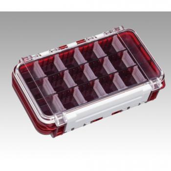 Caja de piezas impermeable Meiho WG-1 (175x50x43mm) Rojo claro