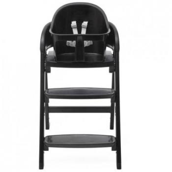 Trona Chicco Crescendo Lite Cairo Coal Negro Acero Inoxidable
