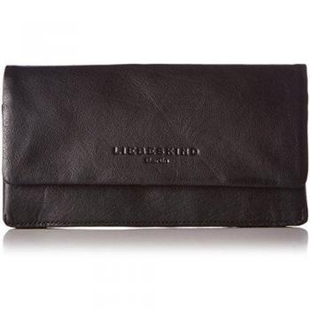 Liebeskind Berlin Slam vintage Slam vintage - Monedero de cuero para mujer, color negro, talla 18x10x3 cm