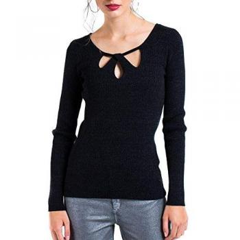 Naf Naf Jersey Aberturas Negro Mujer L Negro