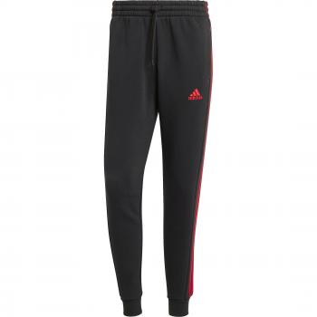 Adidas Essentials Fleece 3-Stripes Tapered Cuff Joggers Black 2XL Male
