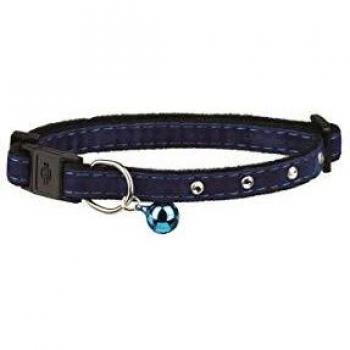 Collar de Terciopelo con Pedrería para Gatos Trixie