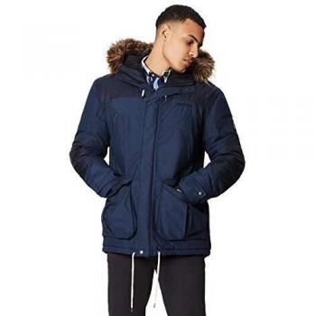Regatta Aldrich Waterproof and Breathable Thermoguard Insulated Sherpa Fur Lined Hooded Chaqueta, Hombre, Azul Marino, Extra-Large