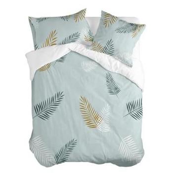 Funda Nórdica Multicolor Foliage Mint 100% Algodón 140 x 200 cm