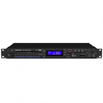 Tascam CD-400U DAB Media Player with CD/SD/USB Playback, Radio Receiver, and Bluetooth