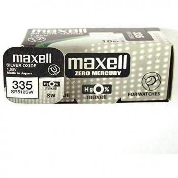 CAJA 10 PILAS OXIDO PLATA SR0512SW 335