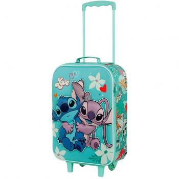 Maleta Trolley 3D Love Stitch Disney Doble - Karactermania