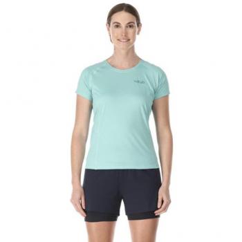 Rab Sonic Women's T-Shirt - Short Sleeve, Turquoise Blue, Size 12 UK